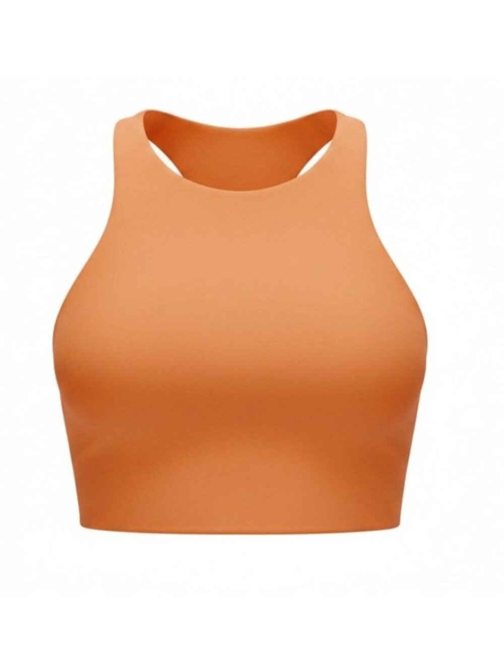 Lululemon Mesh-Back Train Bra Size 2 Medium Support, A/B Cup W2D30S Orange Frapp - Picture 2 of 13
